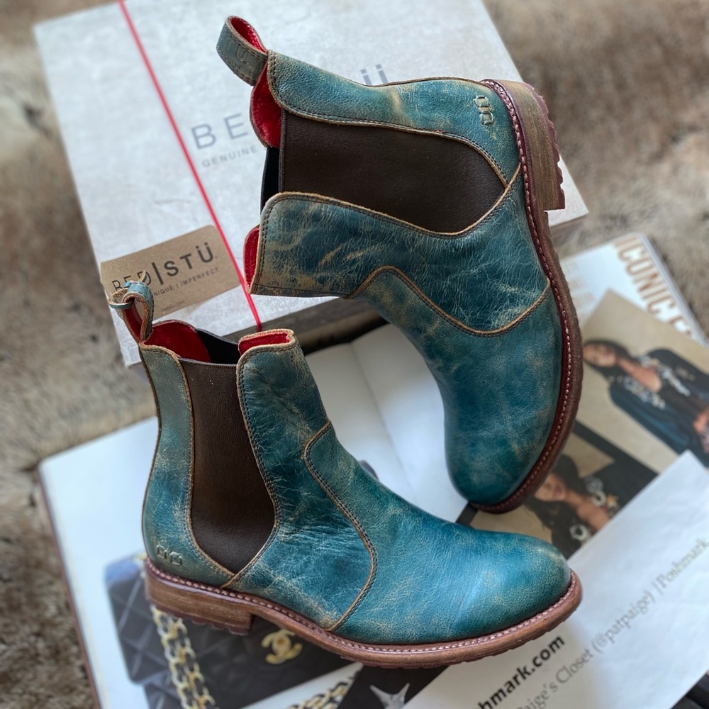 Bed Stu Nandi Leather Ankle Boots - Picture 4 of 15